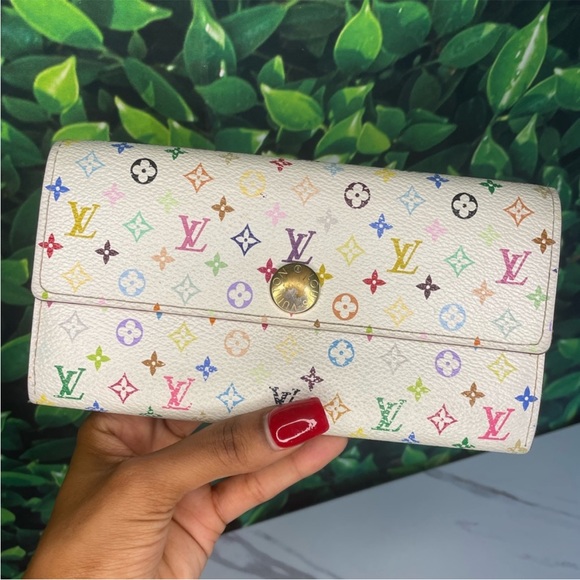 Louis Vuitton multi colored wallet - Picture 1 of 16